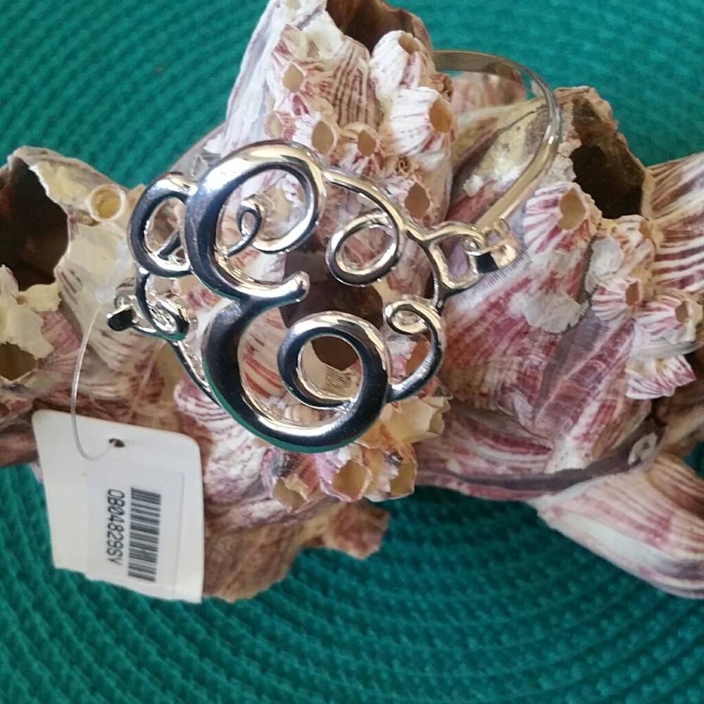 Initial "E" Bracelet